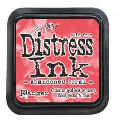 Distress Ink Kissen - Abandoned Coral