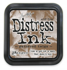 Distress Ink Kissen - Gathered Twigs