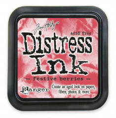 Distress Ink Kissen - Festive Berries