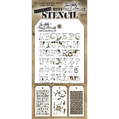 Tim Holtz Mini Layered Stencil Set 3