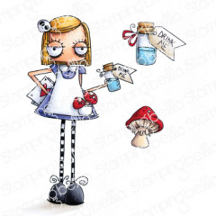 Stamping Bella Cling Stamps - Oddball Alice In Wonderland