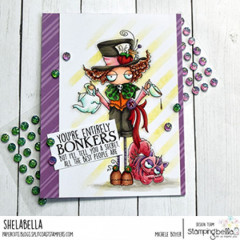 Stamping Bella Cling Stamps - Oddball Mad Hatter