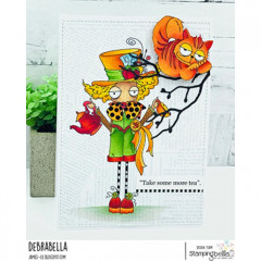 Stamping Bella Cling Stamps - Oddball Mad Hatter