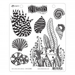 Dylusions Cling Stamps - She Sells Sea Shells