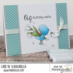Stamping Bella Cling Stamps - Bundle Girl With A Snowdrop