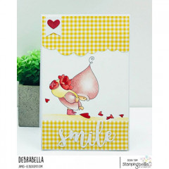 Stamping Bella Cling Stamps - Bundle Girl With A Heart Trail