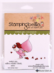 Stamping Bella Cling Stamps - Bundle Girl With A Heart Trail