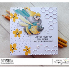 Stamping Bella Cling Stamps - Flying Gnome