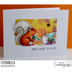 Stamping Bella Cling Stamps - The Gnome And The Squirrel
