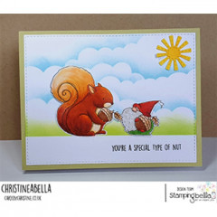Stamping Bella Cling Stamps - The Gnome And The Squirrel
