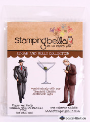 Stamping Bella Cling Stamps - Edgar And Molly Vintage Martini Me