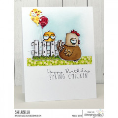 Stamping Bella Cling Stamps - Oddball Farm Birds Set