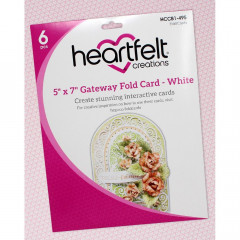 Heartfelt Foldout Card - Gateway Fold - White