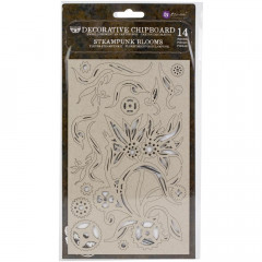 Finnabair Decorative Chipboard - Steampunk Blooms