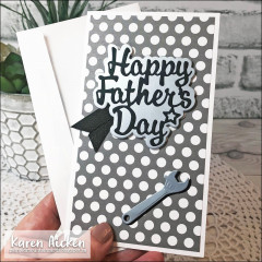 Karen Burniston Die - Happy Fathers Day