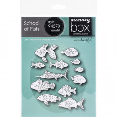Memory Box Die - School of Fish