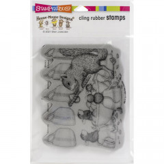 Cling Stamps - House Mouse Nut Cracker