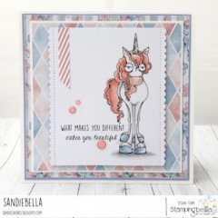 Stamping Bella Cling Stamps - Oddball Unicorn