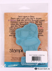 Stamping Bella Cling Stamps - Tiny Townie Loves Tea