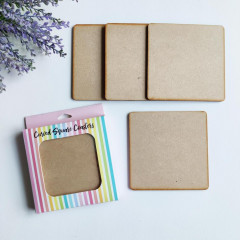 Dress My Craft MDF Coasters - Curved Square