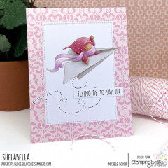 Stamping Bella Cling Stamps - Bundle Girl In A Plane