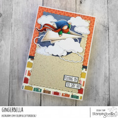 Stamping Bella Cling Stamps - Bundle Girl In A Plane