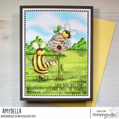 Stamping Bella Cling Stamps - Bundle Girl And The Beehive