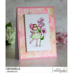 Stamping Bella Cling Stamps - Tiny Townie Cherry Blossom