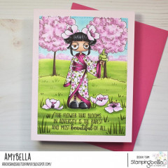 Stamping Bella Cling Stamps - Oddball Cherry Blossom
