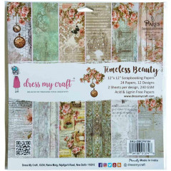 Dress My Craft 12x12 Paper Pack - Timeless Beauty