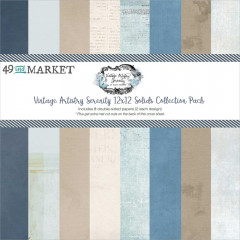 Vintage Artistry Serenity Solids 12x12 Collection Pack