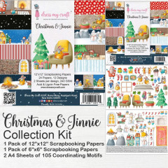 Dress My Craft 12x12 Collection Kit - Christmas and Jinnie
