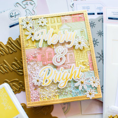 Pinkfresh Studio Cling Stamps - Snowflakes