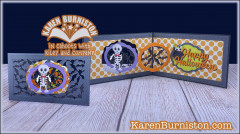 Karen Burniston Die - Skeleton and Bat