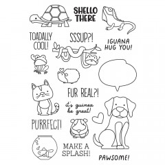Simple Stories Clear Stamps - Pet Shoppe