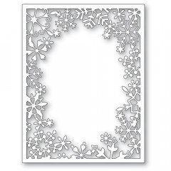 Poppystamps Metal Dies - Wintertime Snowflake Frame