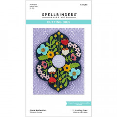 Spellbinders Etched Dies - Floral Reflection