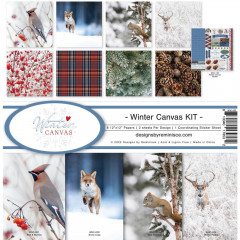 Winter Canvas 12x12 Collection Kit