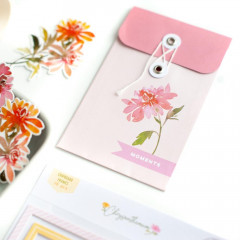 PinkFresh Journaling Bits - Chrysanthemum