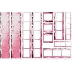 49 And Market Color Swatch: Blossom Acetate Filmstrips