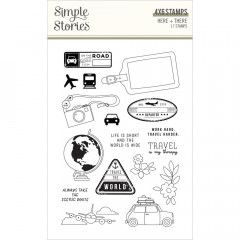 Simple Stories Clear Stamps - Here & There