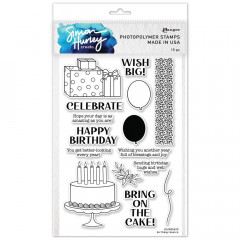 Simon Hurley Clear Stamps - Birthday Basics