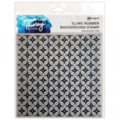 Simon Hurley Cling Stamps - Background Morrocan Tile