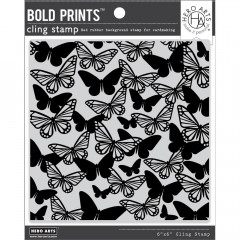 Hero Arts Cling Stamps - Fluttering Butterflies Bold Prints