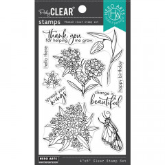 Hero Arts Clear Stamps - Monarch & Milkweed