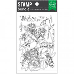 Hero Arts Clear Stamps and Die Combo - Monarch & Milkweed
