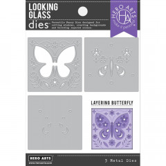 Hero Arts Looking Glass Dies - Layering Butterfly