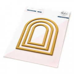 Pinkfresh Studio Hot Foil Plate Set - Nested Arches