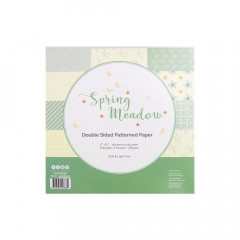 Craft Perfect 6x6 Patterned Paper Pack - Spring Meadow