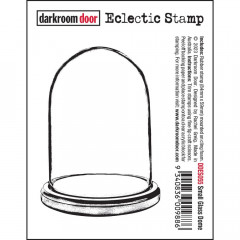 Darkroom Door Cling Stamps - Eclectic Small Glass Dome